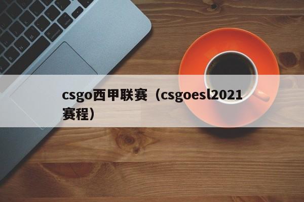 csgo西甲联赛（csgoesl2021赛程）