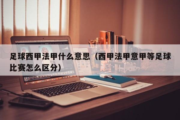 足球西甲法甲什么意思（西甲法甲意甲等足球比赛怎么区分）