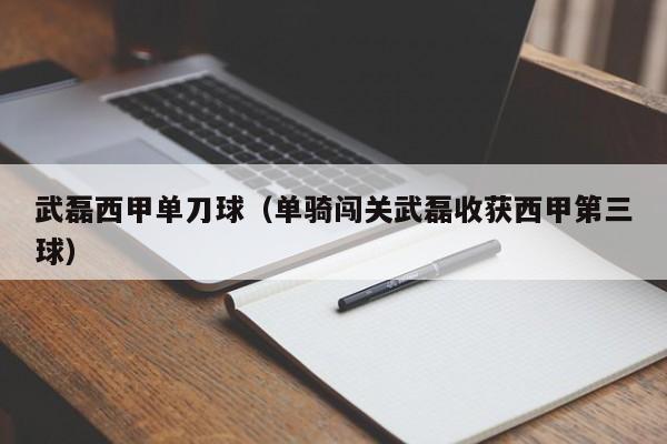 武磊西甲单刀球（单骑闯关武磊收获西甲第三球）