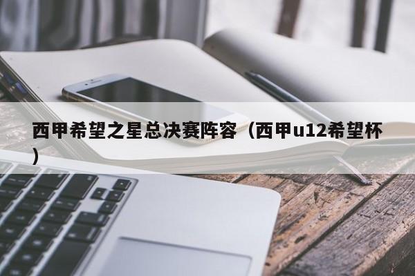 西甲希望之星总决赛阵容（西甲u12希望杯）