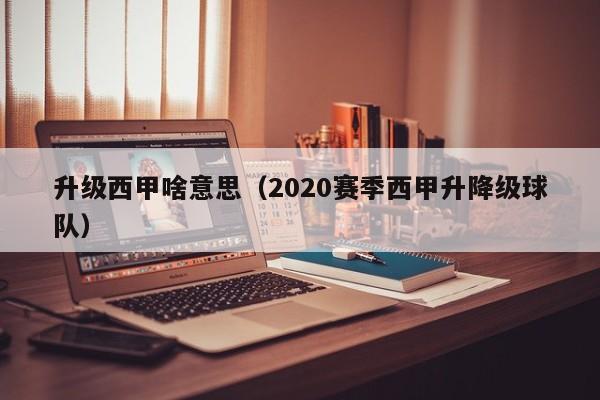 升级西甲啥意思（2020赛季西甲升降级球队）