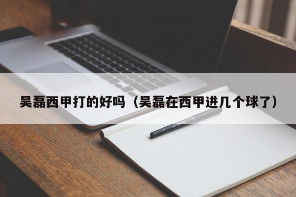 吴磊西甲打的好吗（吴磊在西甲进几个球了）