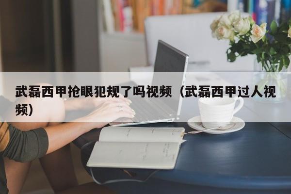 武磊西甲抢眼犯规了吗视频（武磊西甲过人视频）